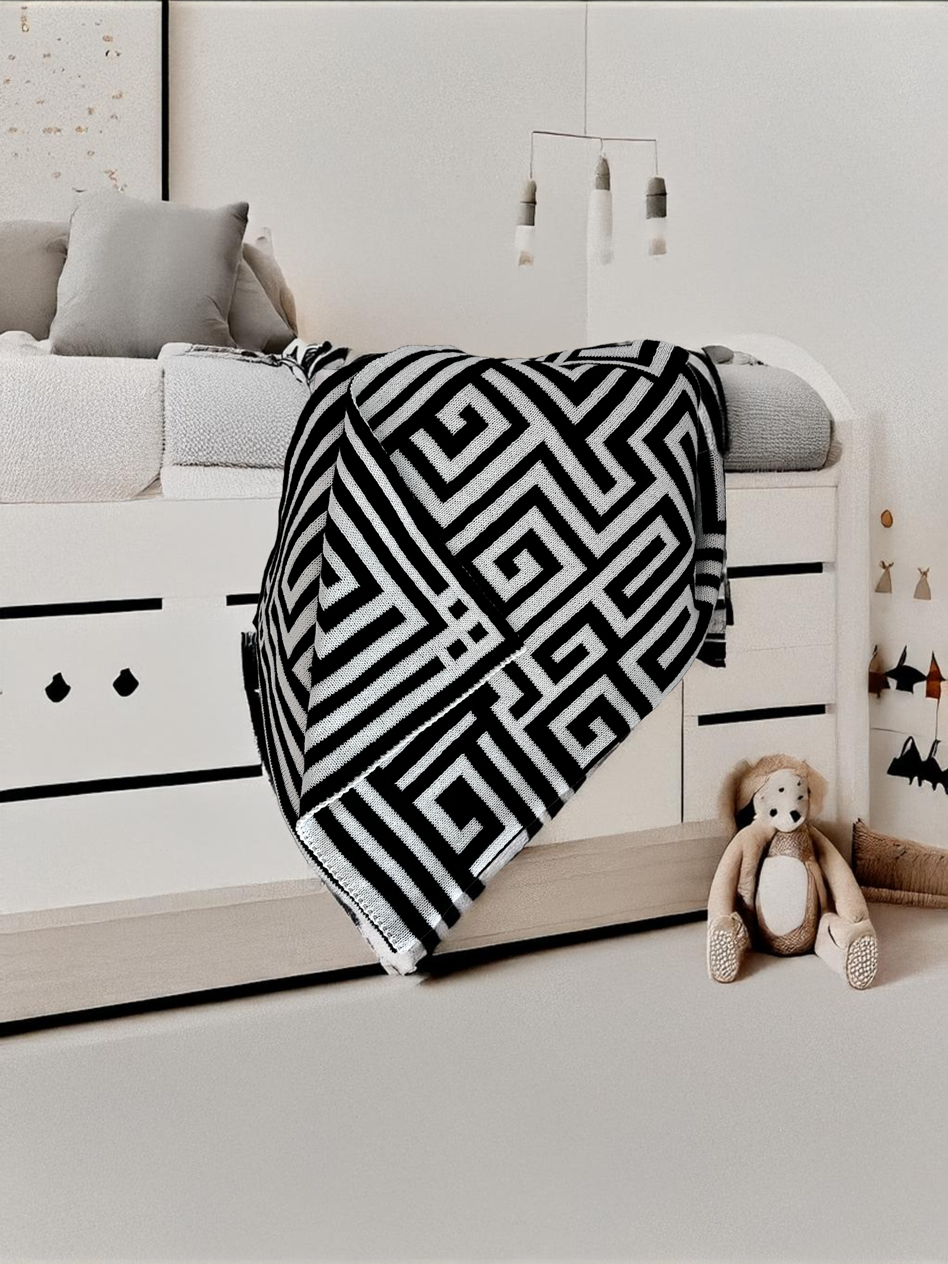 Maze Knit Blanket